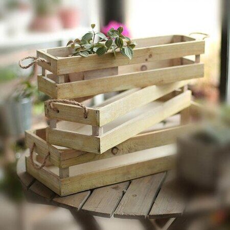 декоративный деревянный ящик